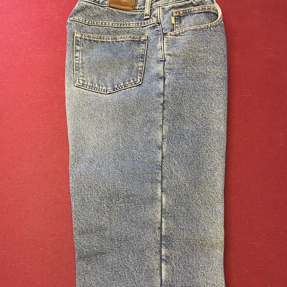 LL Bean cold weather denim jeans